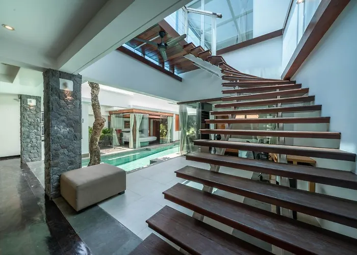 Tykhe - Modern Balinese 4br Pool In Villa