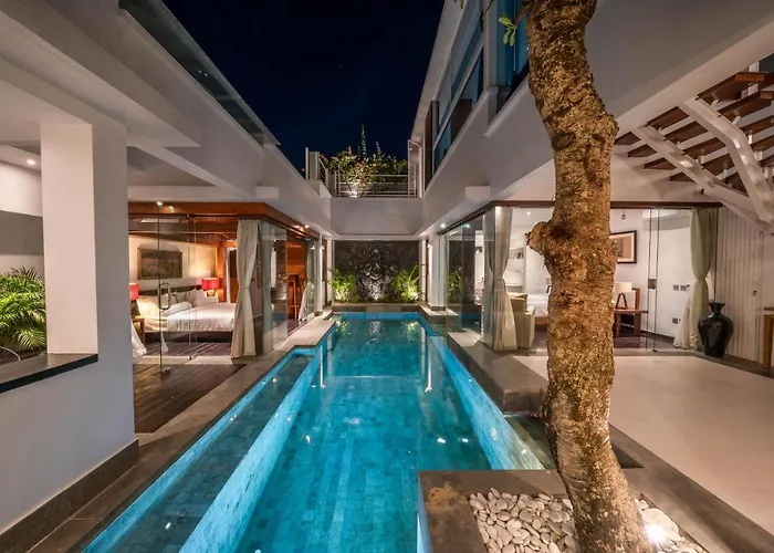 Tykhe - Modern Balinese 4br Pool In Villa *