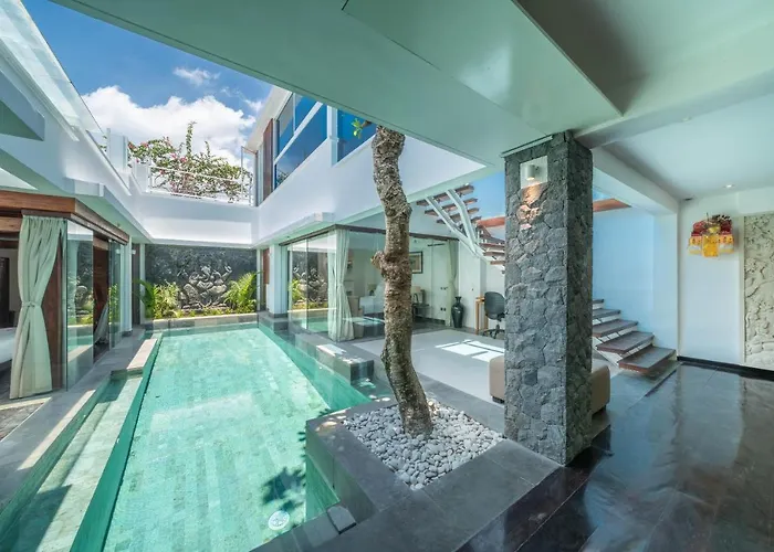 Tykhe - Modern Balinese 4br Pool In Villa *
